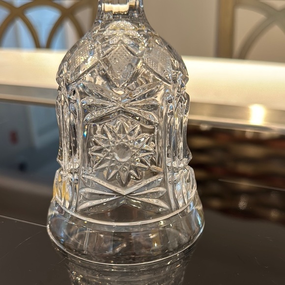 Intricate Clear Crystal Bell - Picture 4 of 6